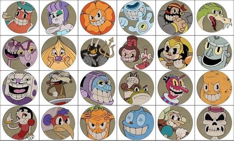 cuphead character names